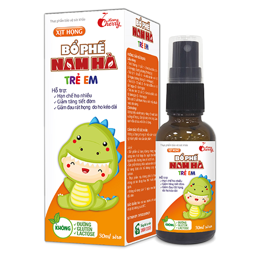 Xịt họng bổ phế nam hà trẻ em chai 30ml