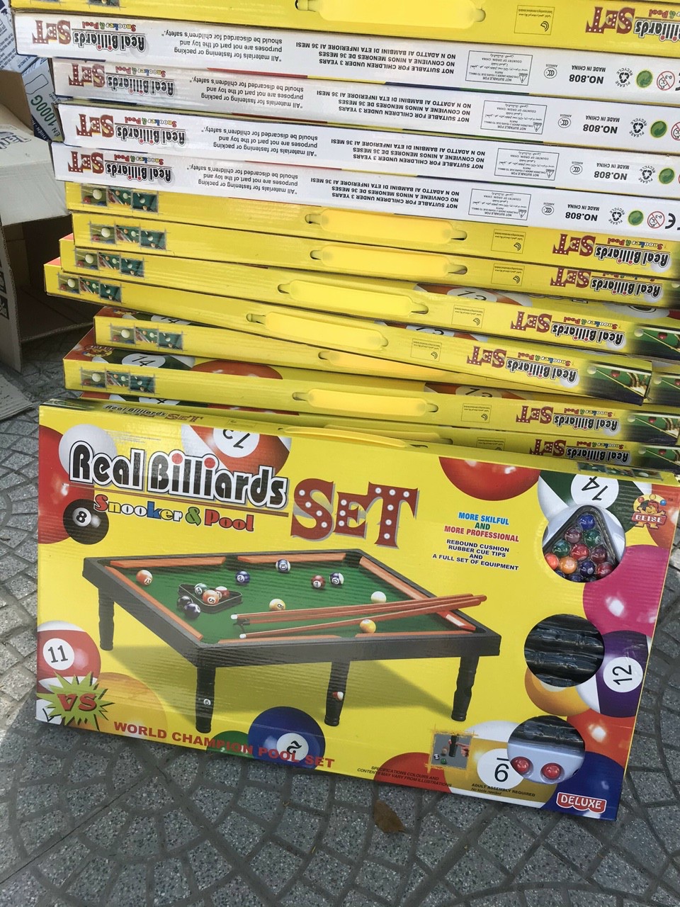 Bàn bi - a size to Real Billiards set cho bé