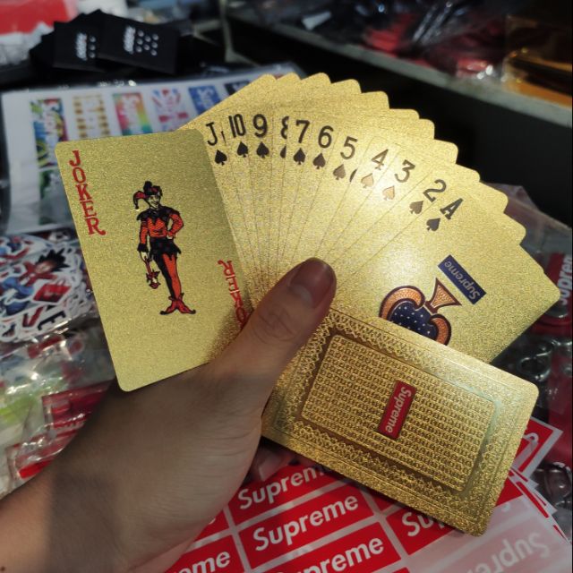 Bộ bài mạ vàng hoàng gia Supreme