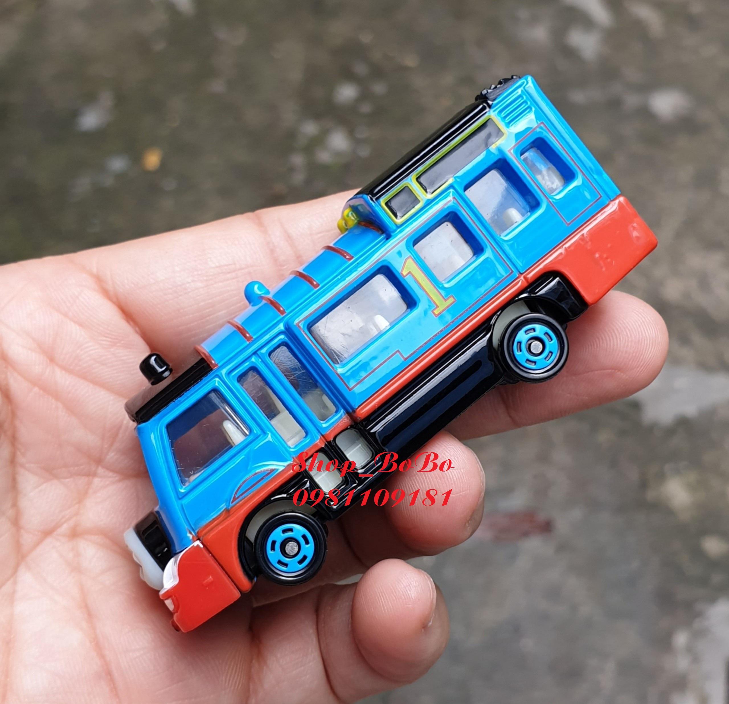 Xe mô hình Tomica Nhật Bản - Xe lửa Thomas Màu xanh số 1