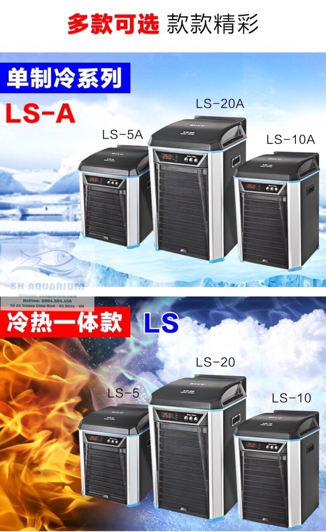 [HOÀN TIỀN 10%]CHILLER BOYU LS10A
