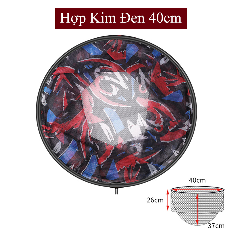 Mặt Vợt Cá Carbon vành tròn 35cm 40cm 45cm Chuyên Câu Đơn Câu Đài - AA40