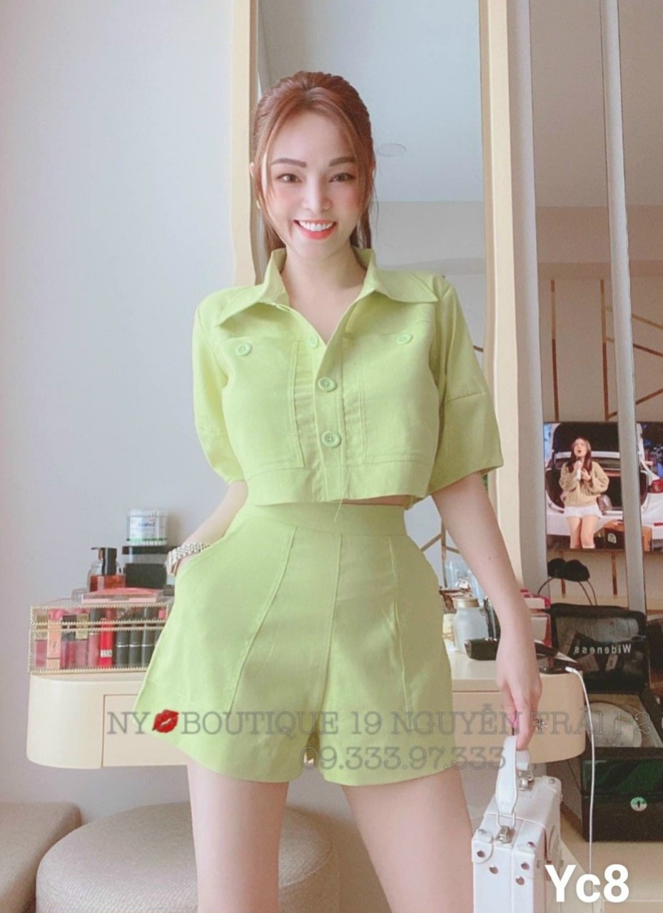 Set bộ nữ ngắn siêu xinh xắn tôn dáng cho các chị em hottrend