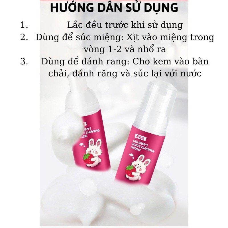 Kem đánh răng trẻ em, Kem đánh răng tạo bọt cho bé nuốt được