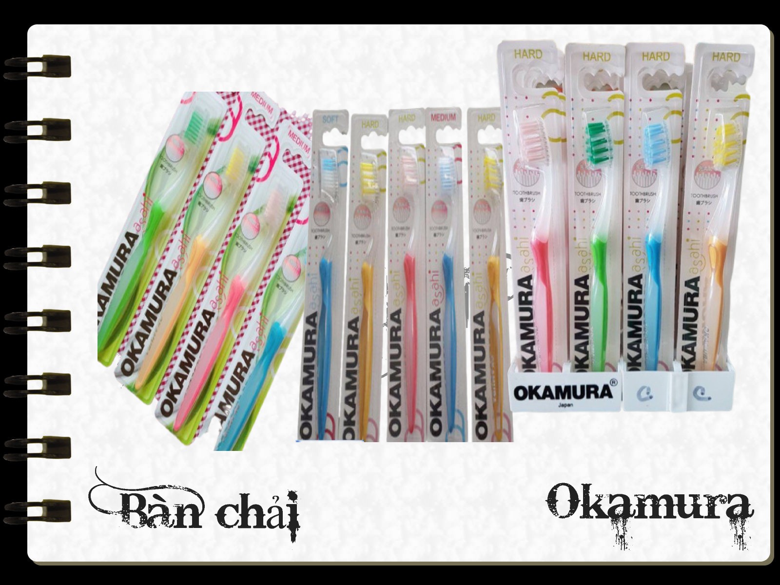 Okamura Bàn chải đánh răng chất lượng Nhật Bản Soft