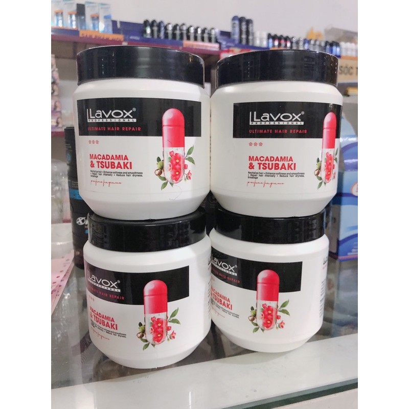 HẤP DẦU PHỤC HỒI TÓC  LAVOX COLLAGEN  KERATIN 500ML
