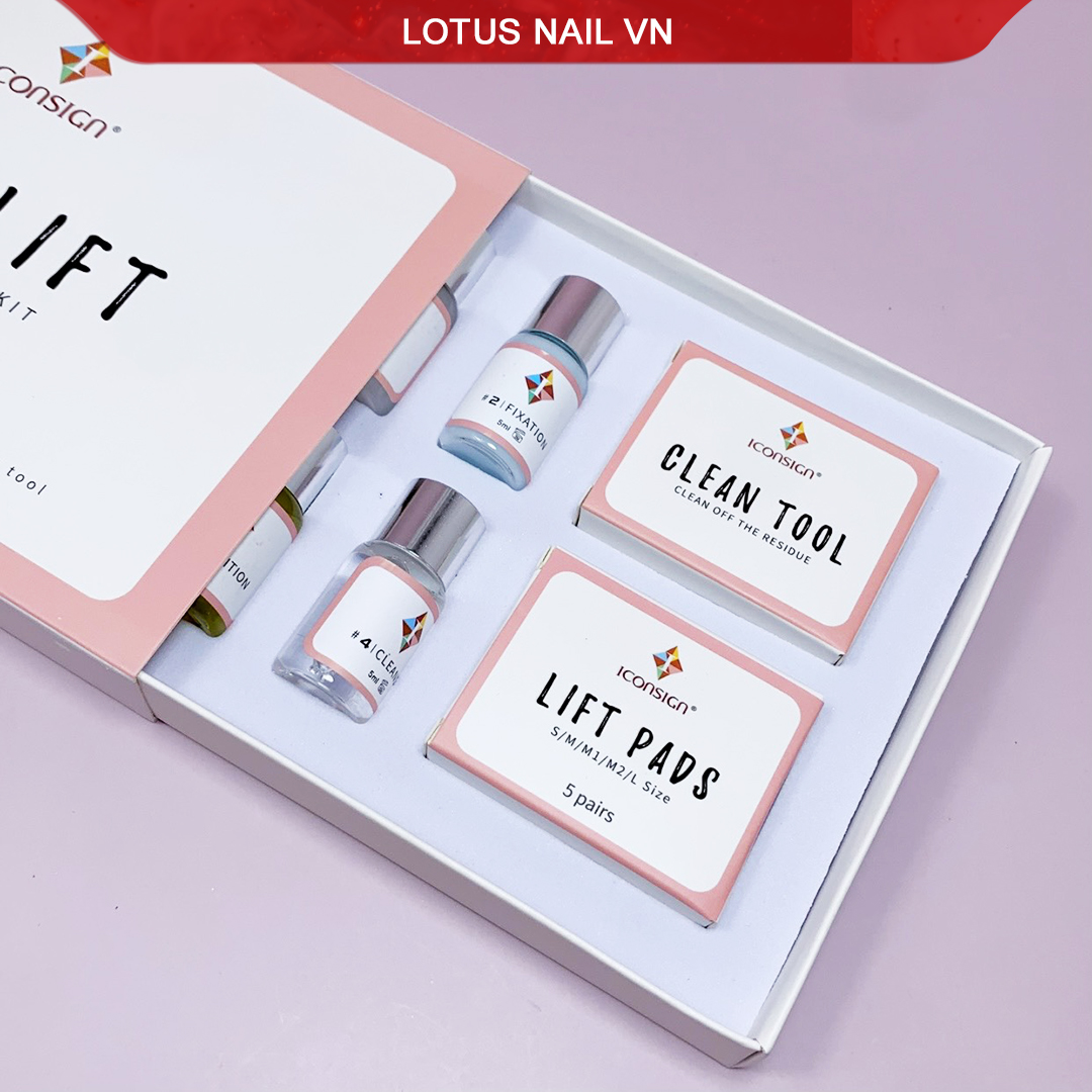 Set uốn mi Lashlift, set uốn mi colagen 3D Hàn Quốc