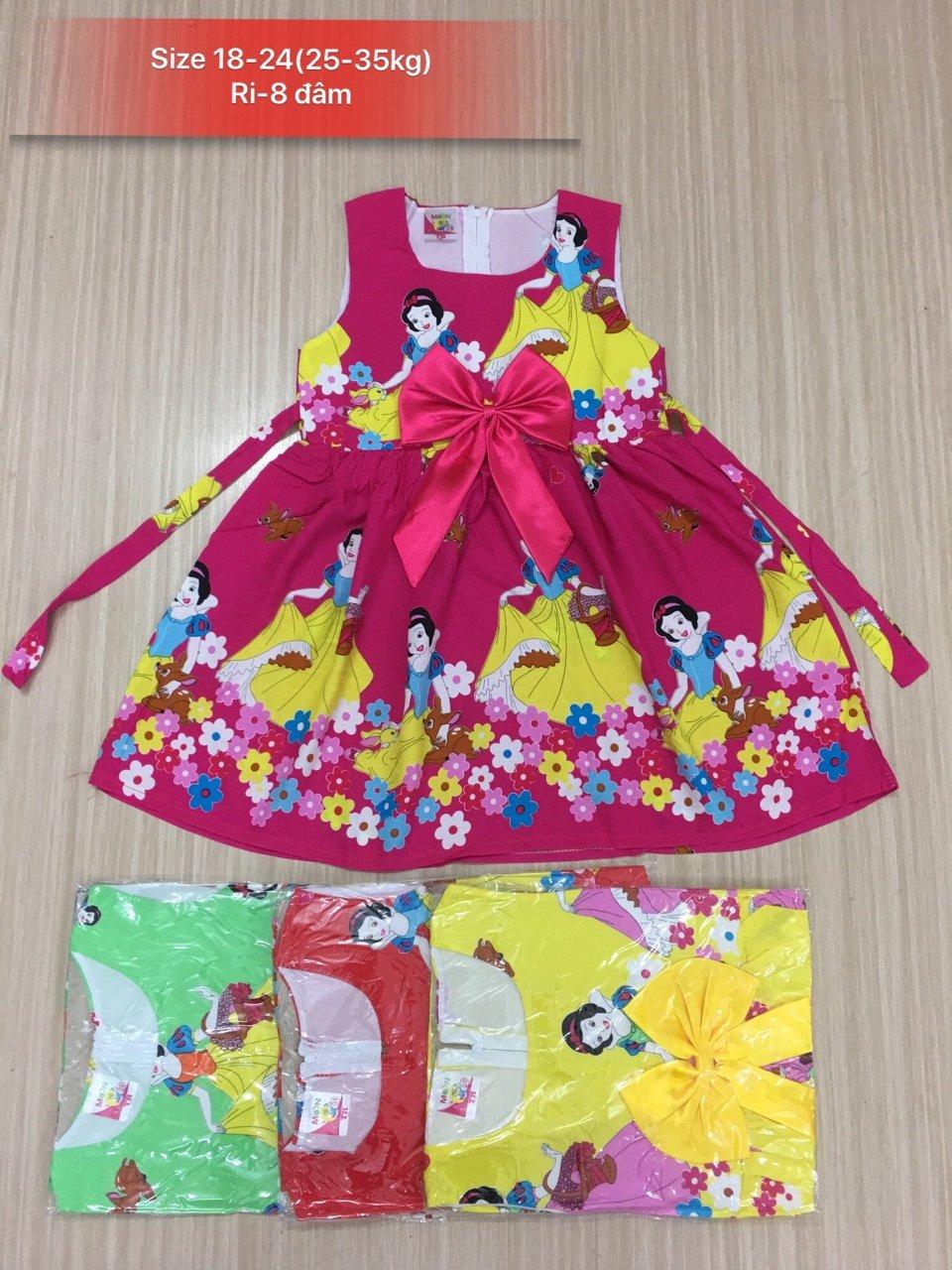 Sét 2 váy lanh-tole cho bé gái 6-32kg