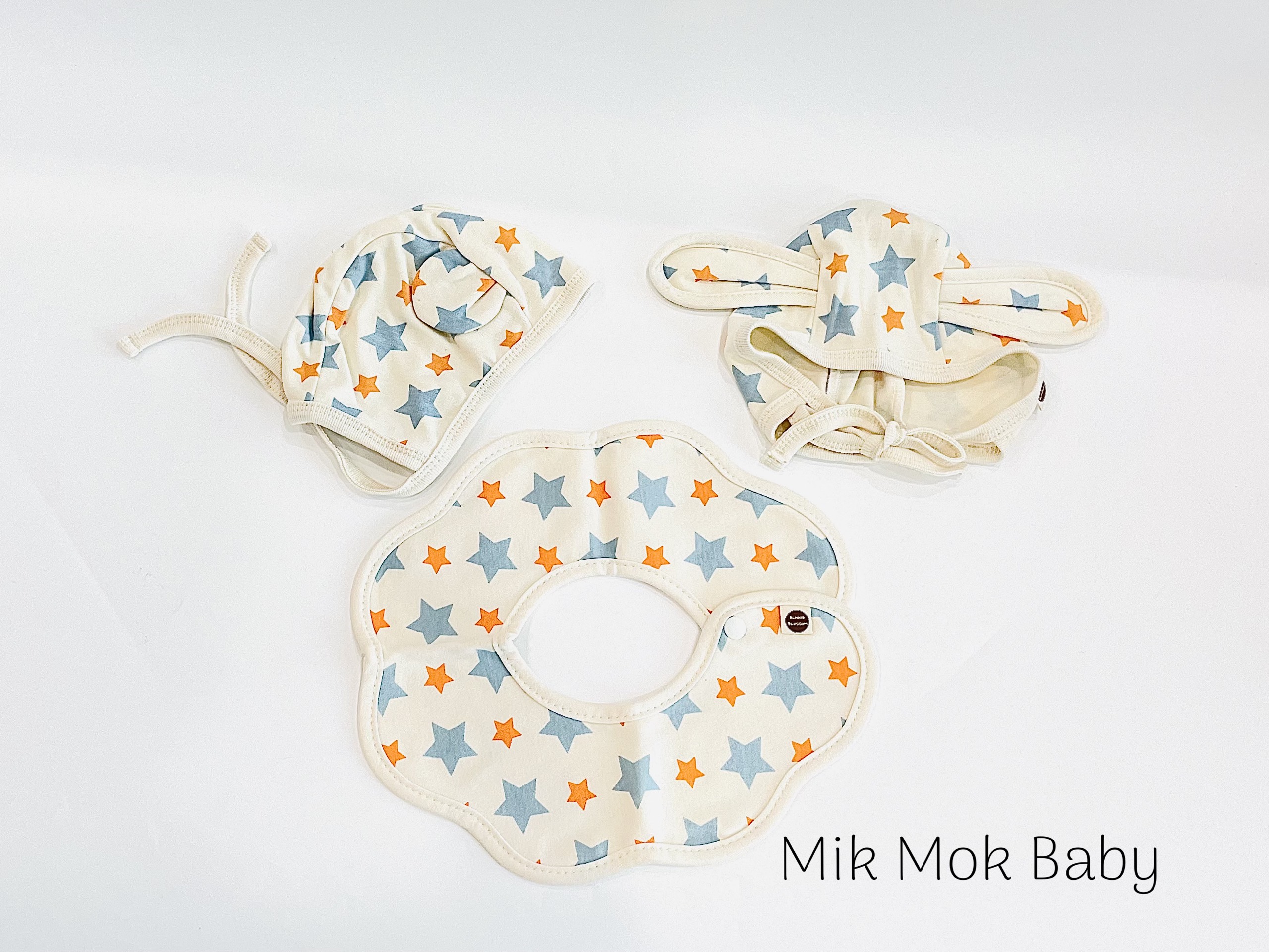 Yếm vải Hàn Quốc cho em bé Bunnie blossom