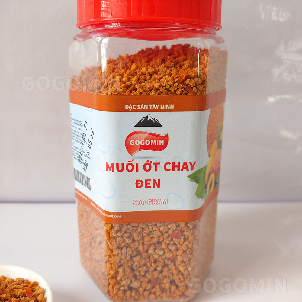 Muối Ớt Chay Đen - GoGoMin