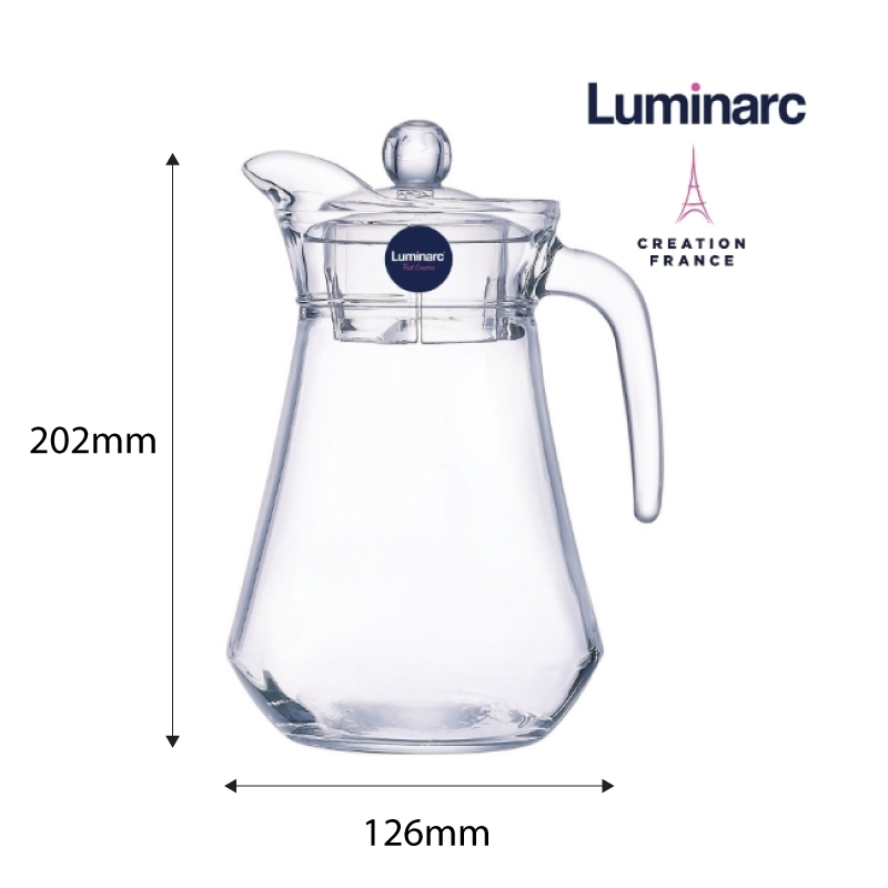 Bình Nước Thuỷ Tinh Luminarc Arc 1L - LUBIG2635
