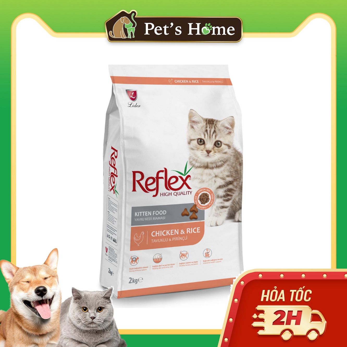 Dry food Reflex Chicken for Kitten 2kg