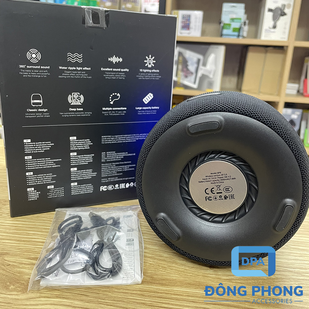 Loa Bluetooth Borofone BP8 True Wireless Stereo Chính Hãng
