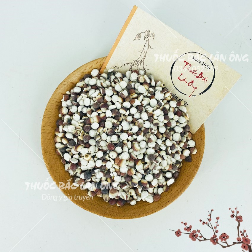 Hạt khiếm thực khô 1kg, khiếm thật, vỡ đôi, thơm, sạch, không lẫn tạp chất - Lãn Ông