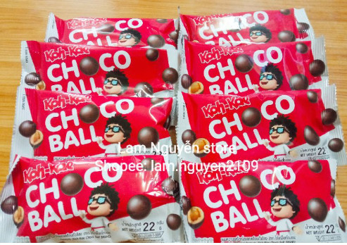 Combo 2 gói  đậu phộng phủ socola Koh kae chocoball