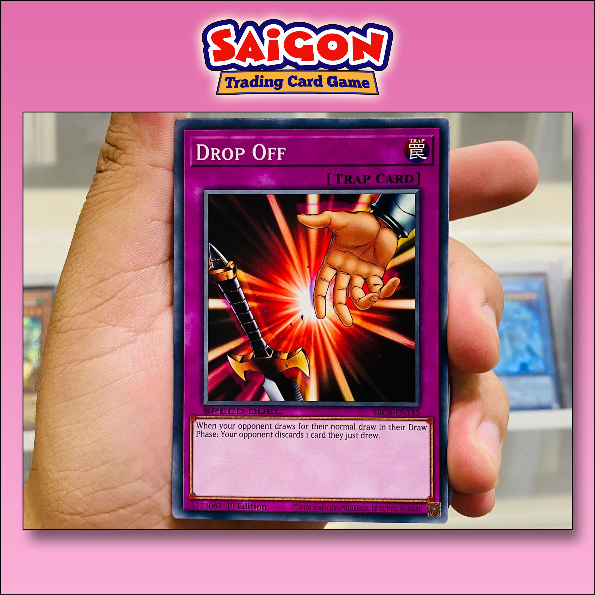 Thẻ bài yugioh mã sbcb-en145 - drop off - common - 1st edition