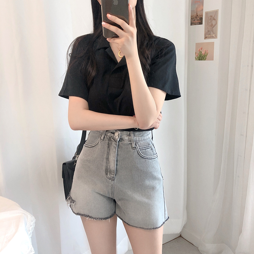 áo thun cổ Polo nữ