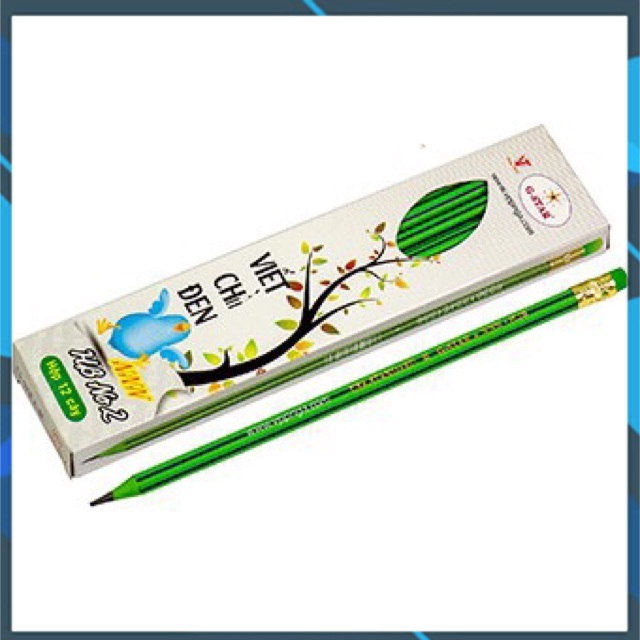 Hộp bút chì h2b xanh