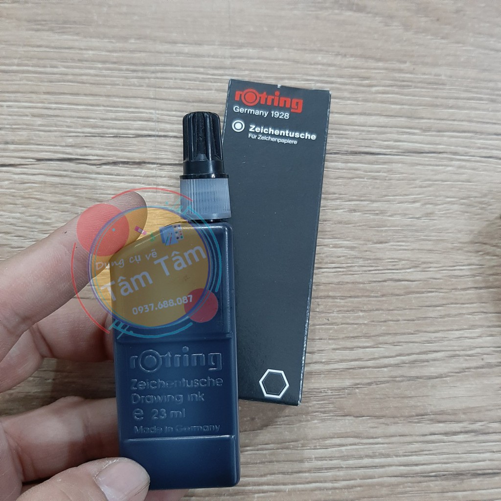 Mực Roting / mực châm dùng cho bút kim vẽ kỹ thuật Rotring Isograph Ink