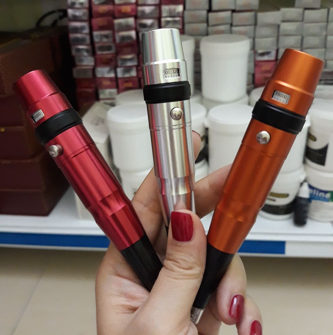 Máy phun xăm phổ thông chỉnh tốc độ