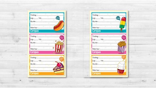 COMBO 100 CÁI NHÃN DÁN TẬP 5 DÒNG LỚN