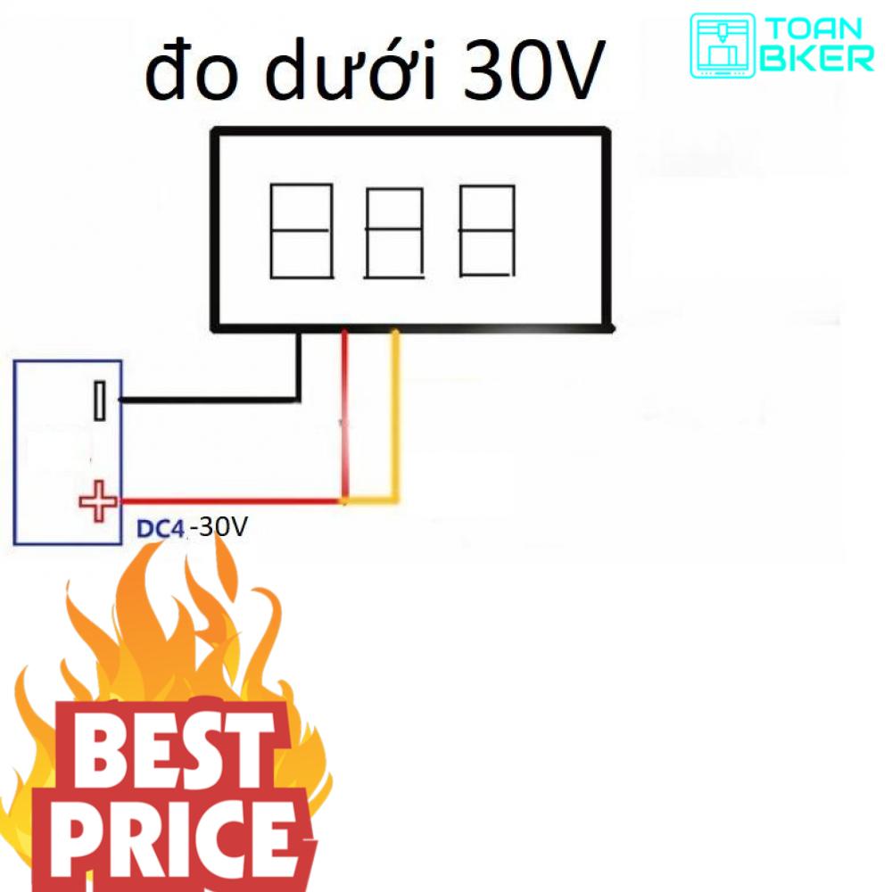 Vôn kế mini 0-100VDC nhớ đọc kĩ hướng dẫn
