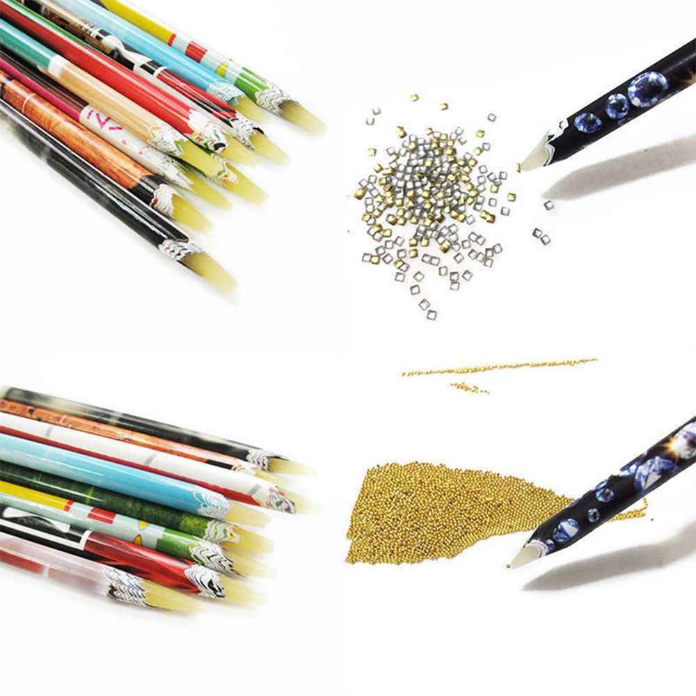 Bút chấm đá nail, bút sáp gắn đá trang trí móng