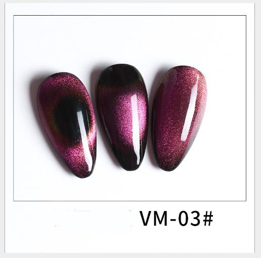 Siêu hot sơn móng gel as chọn lẻ 6 chai mắt mèo 9d
