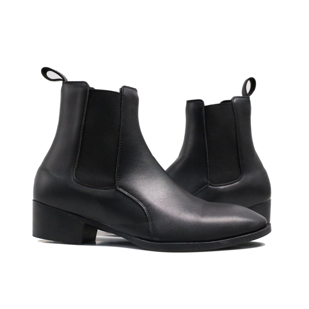 Giày da chelsea boots INICHI G1121 đế cao 5cm