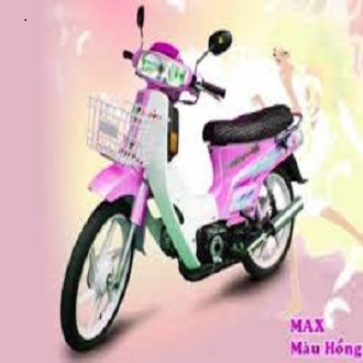1 lạng màu hồng xe Max