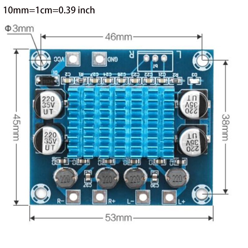 Mạch Khuếch Đại Âm Thanh 30W 2 Kênh A232