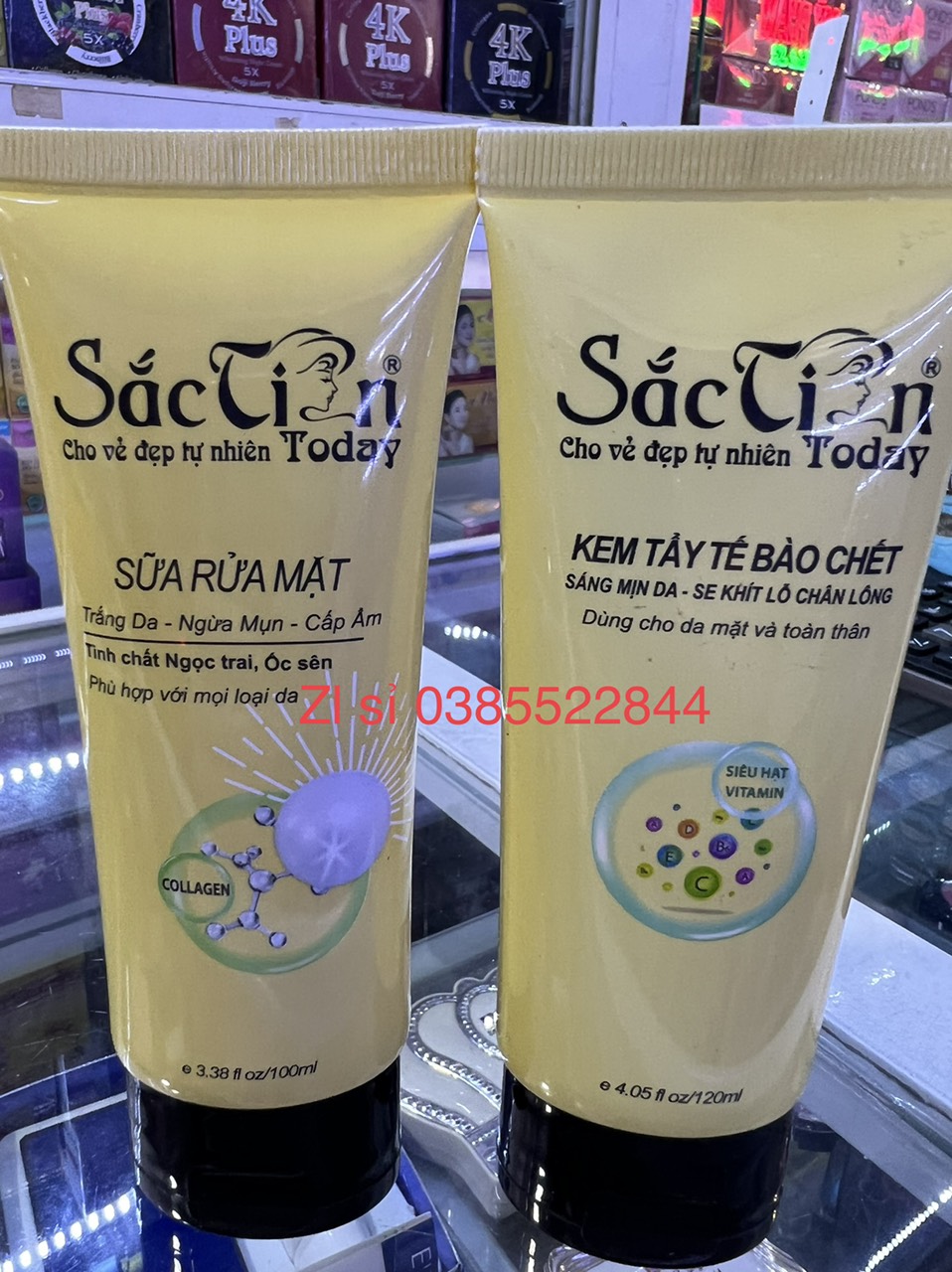 Sữa rửa mặt Sắc Tiên trắng da 120ml
