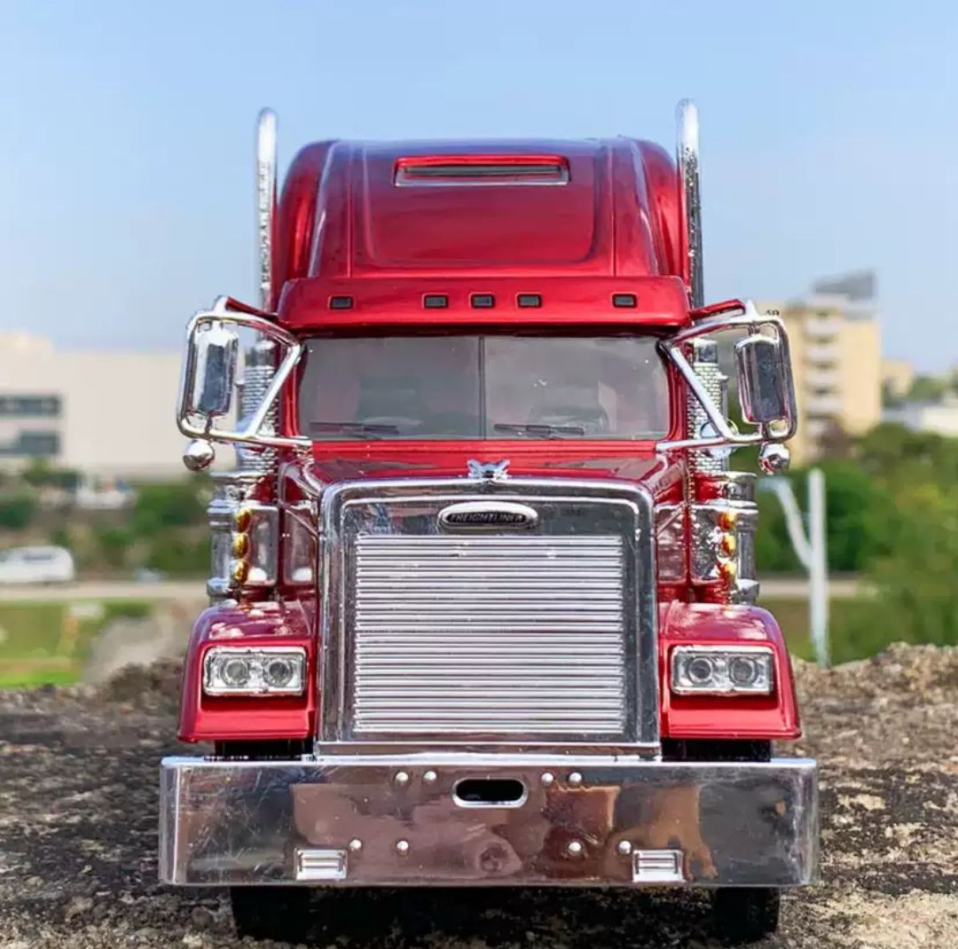 Xe mô hình đầu kéo container hợp kim 1:32
