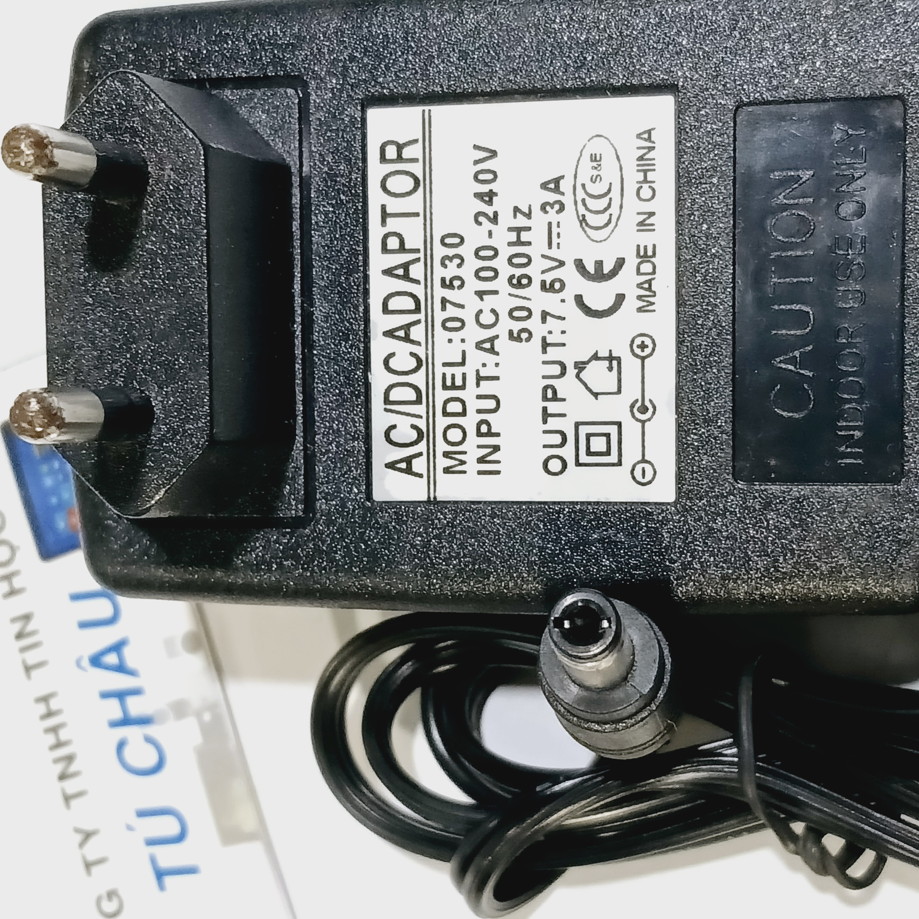 Adapter DC 7.5V - 1A  /  7.5V - 2A  / 7.5V - 3A ( Đầu cắm 5.5mm x 2.1mm)