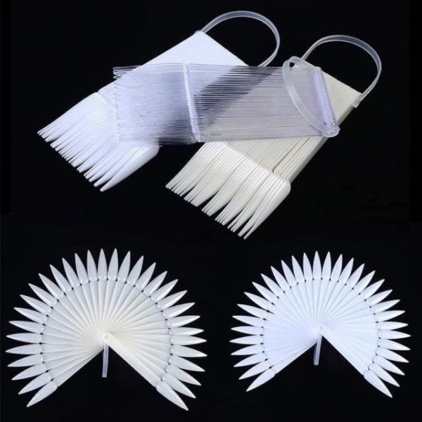 Móng que tập sơn mẫu - set 50 móng dành cho học nail