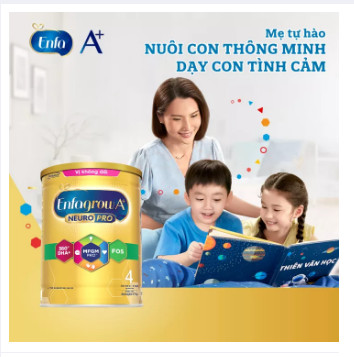 Sữa Enfagrow A+ số 4  (2-6 tuổi)  – 1.7kg ( móp )