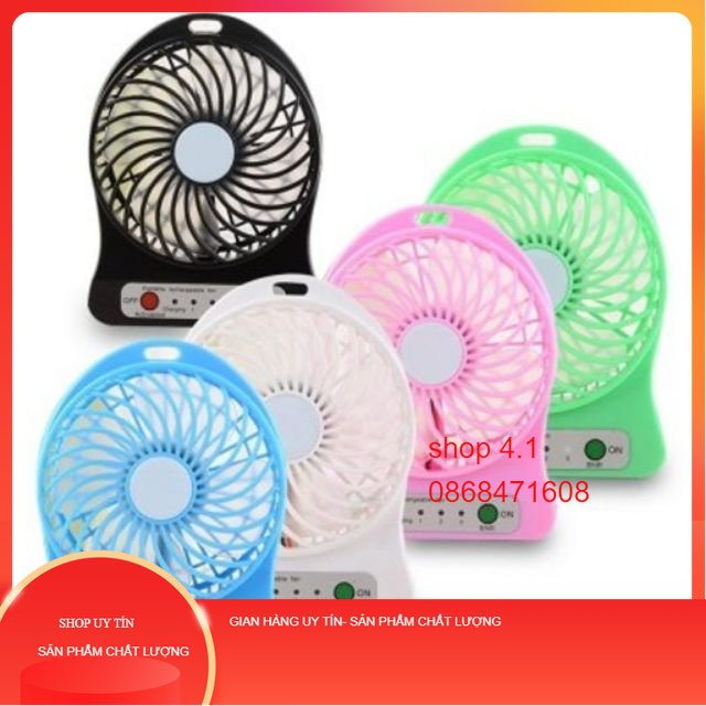 Quạt sạc siêu tốc 3 cấp độ