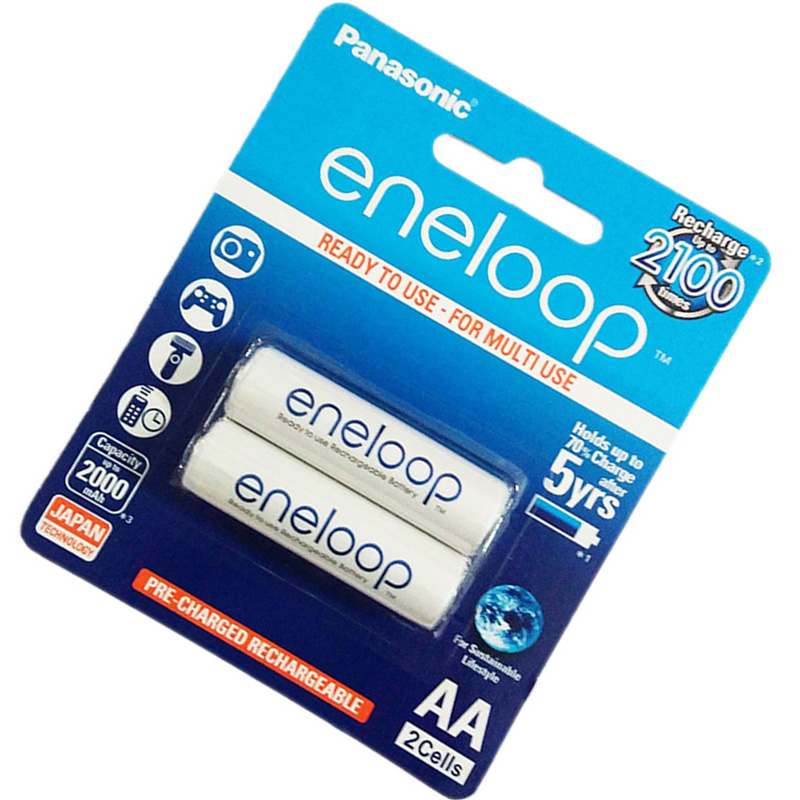 PIN PANASONIC ENELOOP 2000MAH (2 VIÊN AA) - Chính hãng