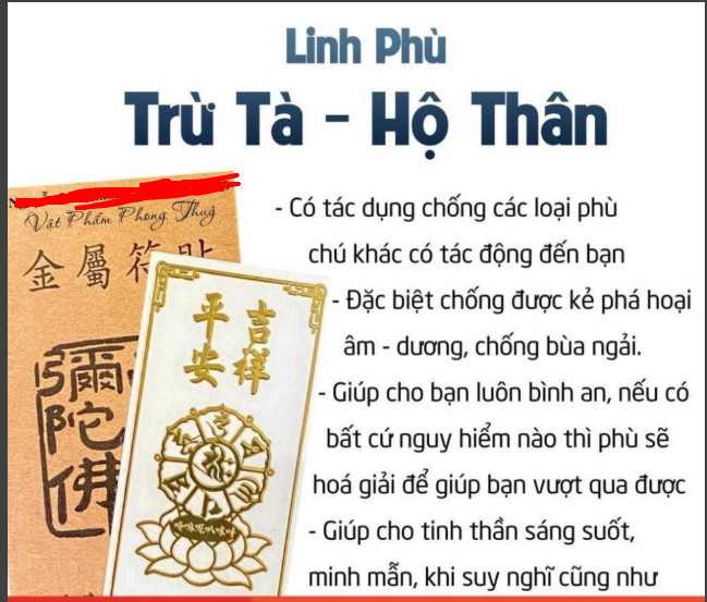 Linh phù Hộ thân Bình An
