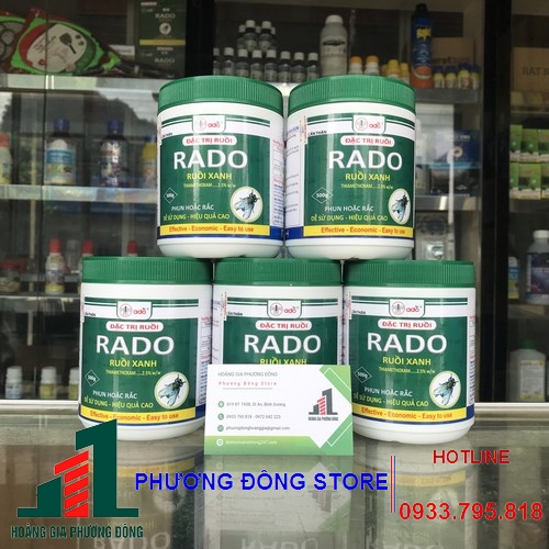 Thuốc diệt ruồi dạng bả Rado ruồi xanh - hộp 500g