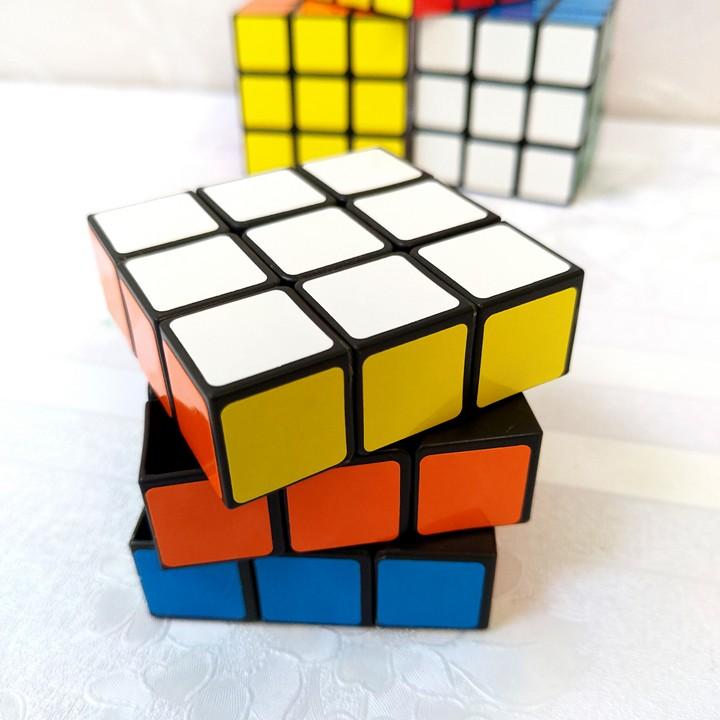 Rubik's cube 3x3, black trim, intellectual development toy, toy for kids