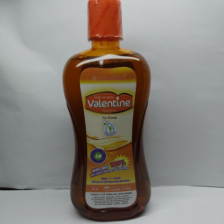 Nước súc miệng Valentine Thái Dương