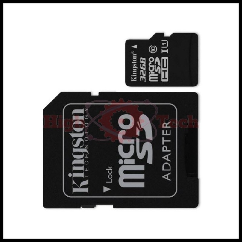 Thẻ nhớ micro SDHC Kingston 32GB class 10 kèm Adapter tặng đầu đọc thẻ (ngẫu nhiên)