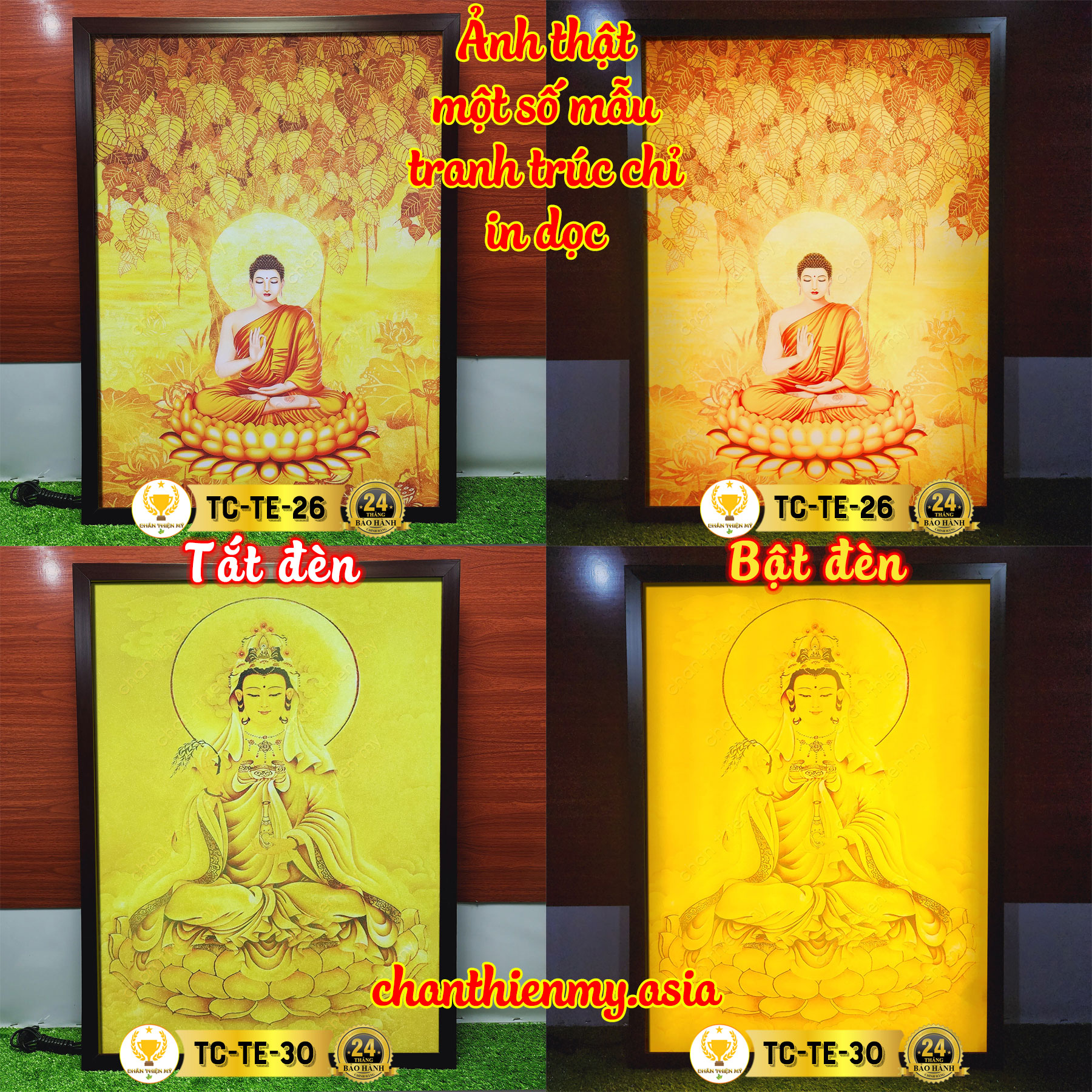 Tranh Trúc Chỉ In Quan Thánh ( Quan Nhị Ca )