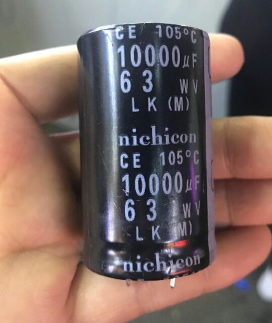 Tụ Lọc Âm Li 10000Uf 63V