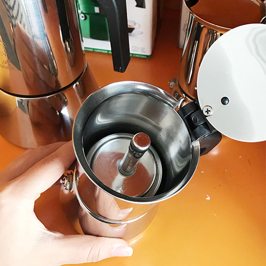 Ấm pha cà phê bếp từ, bình pha cafe Bialetti Venus (inox)