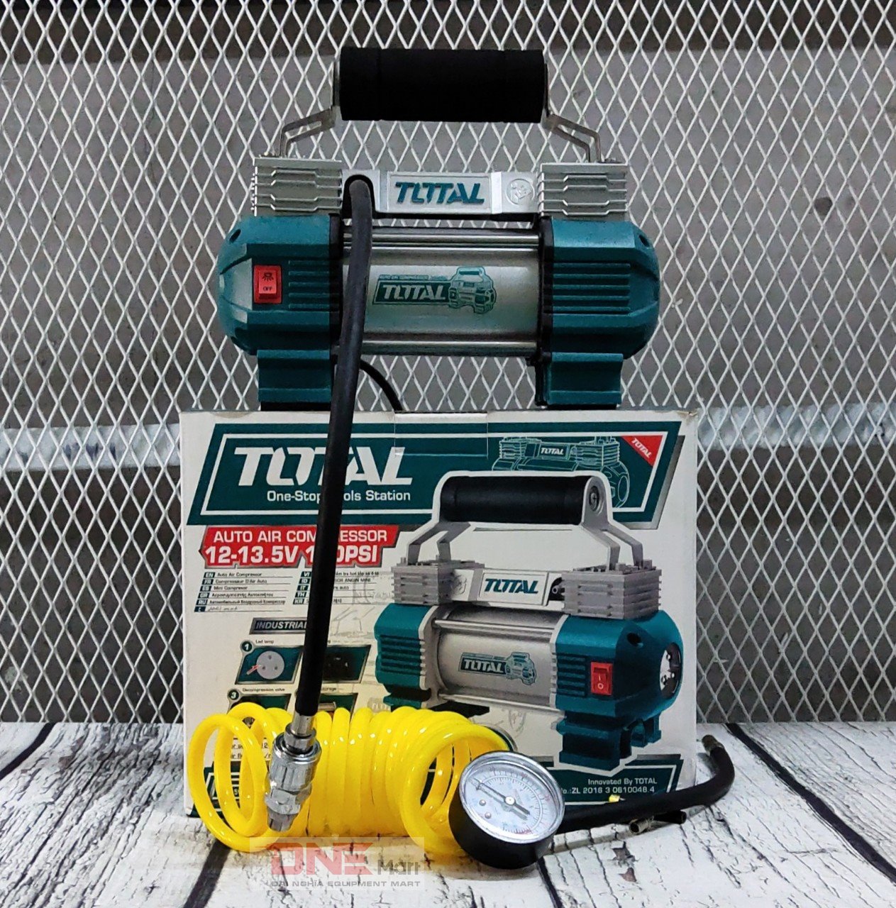 Máy bơm hơi xài bình 12v total ttac2506