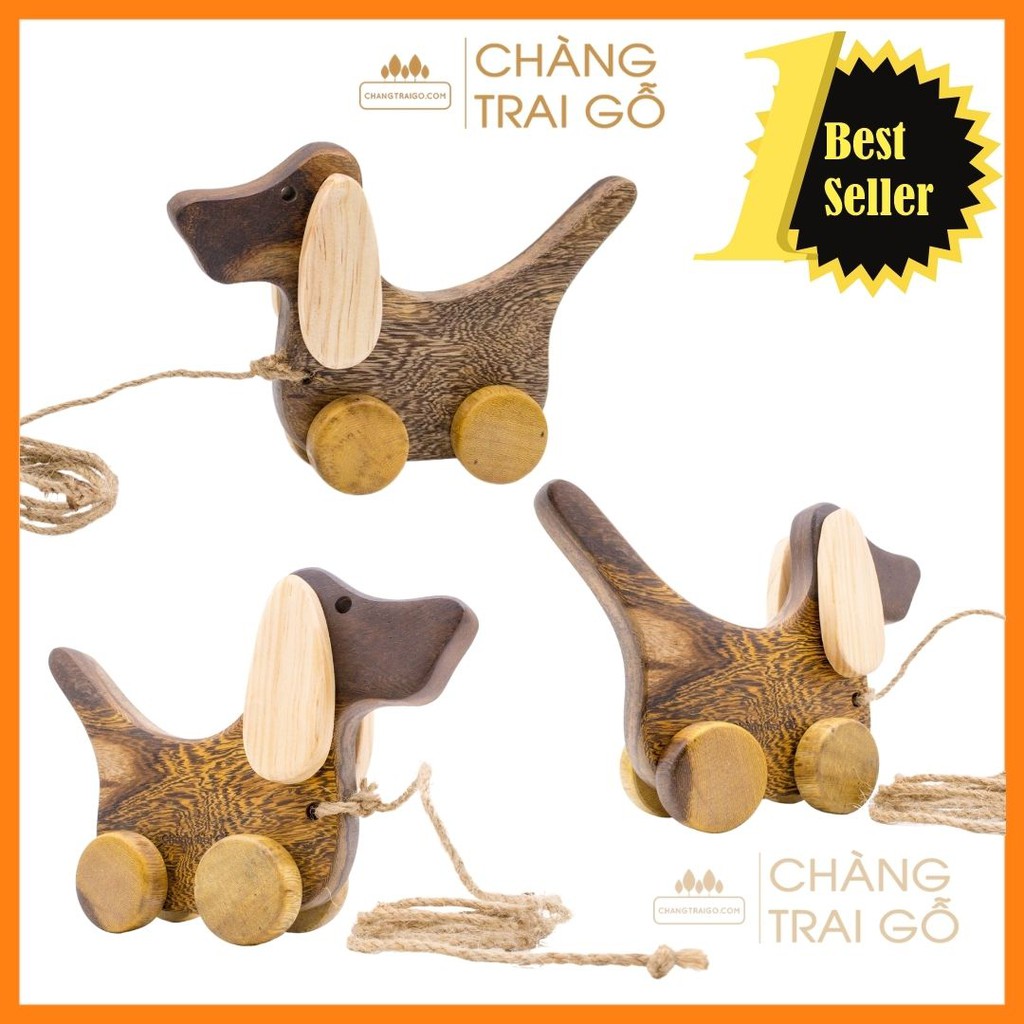 Set 4 Món - Đồ Chơi Gỗ Chàng Trai Gỗ