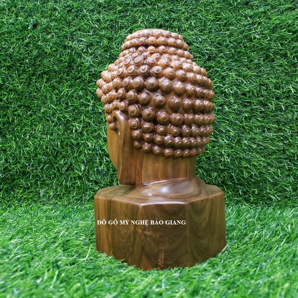 Tượng phật Thích ca gỗ bách xanh cao 20 cm - Diện Phật