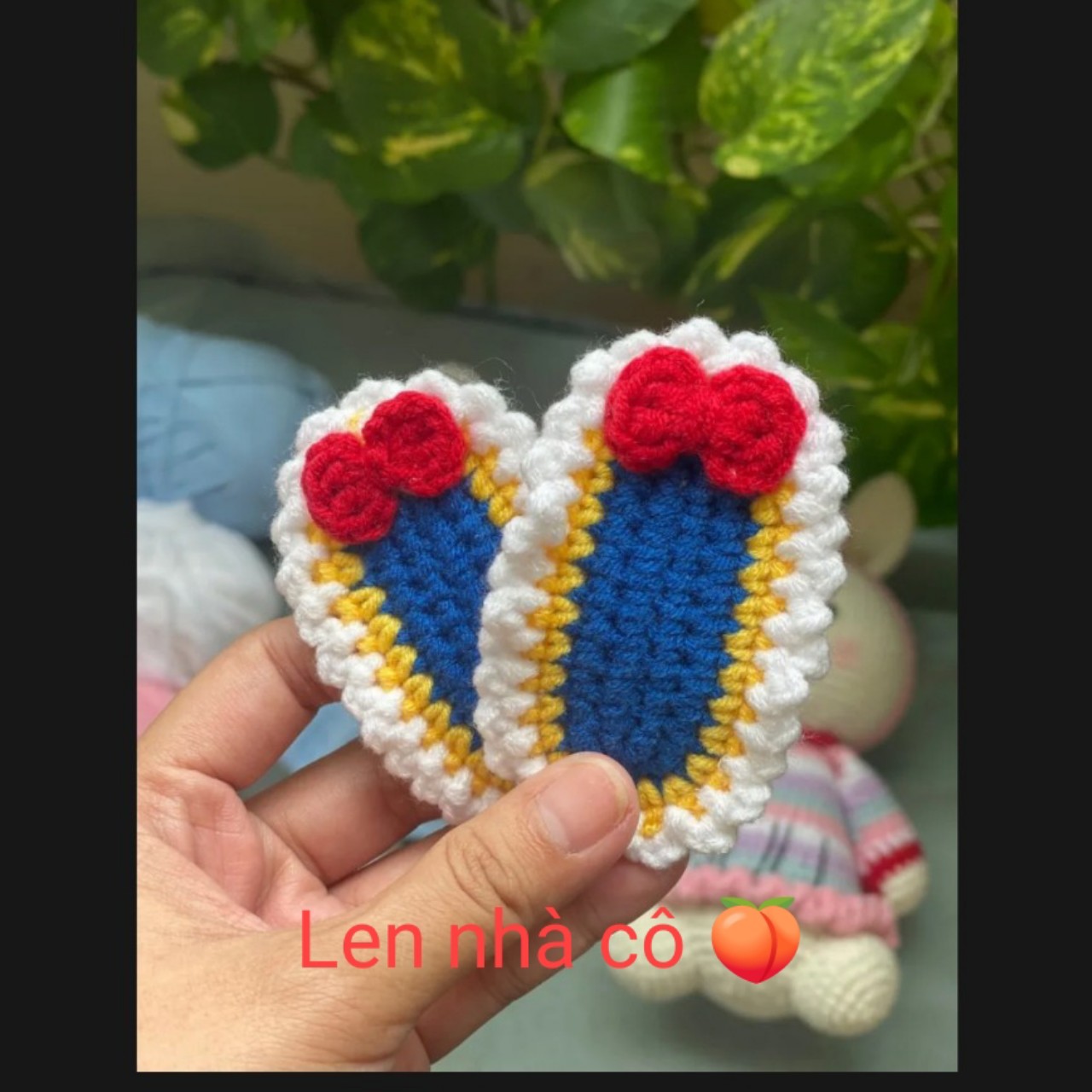 [ Handmade ] KẸP TÓC LEN NHIỀU MẨU